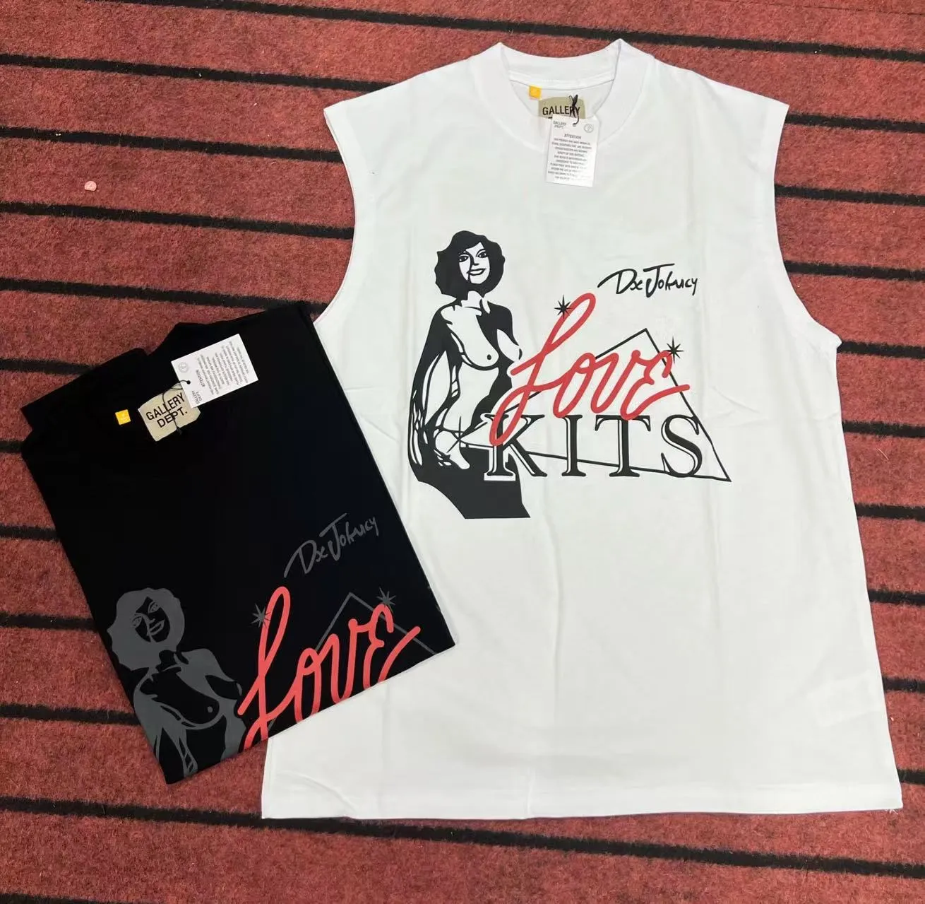 GALLERY.DEPT Summer new sleeveless vest Style number: D3330P104 Color: Black White Size: S M L XL